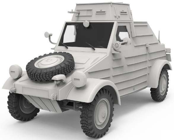 1/35 ドイツ Pkw.K1 キューベルワーゲン823型【MVS017】 | モン