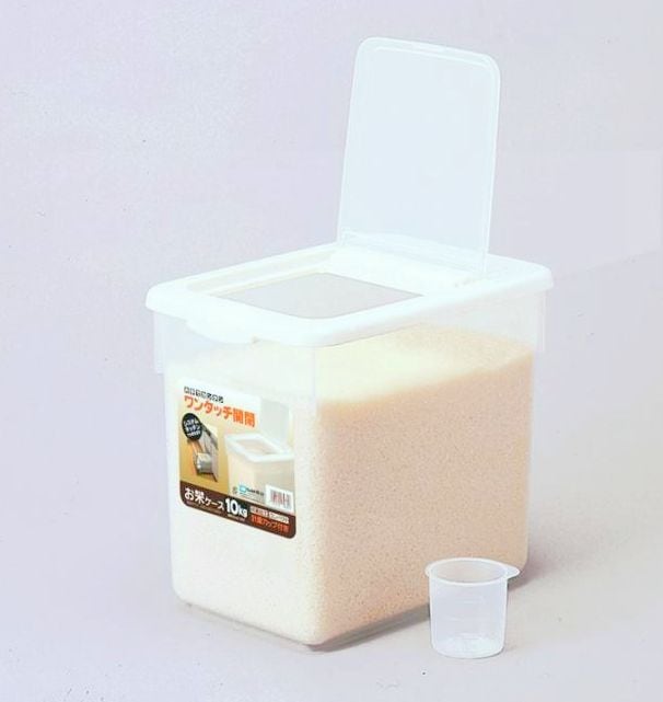 米びつ お米ケース10kg ホワイト | サンコープラスチック