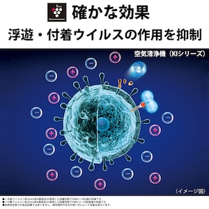 イオン発生機能:放出型と内部利用型の2種類