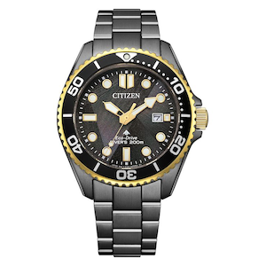 �V�`�Y���b�y�������K�i�z�v���}�X�^�[�@LIGHT in BLACK Eco-Drive 50th Anniversary Edition�@MARINE�V���[�Y�bBN0264-53E