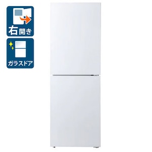 ツインバード｜231L 2ドア冷蔵庫（ホワイト）【右開き】｜HR-E923W