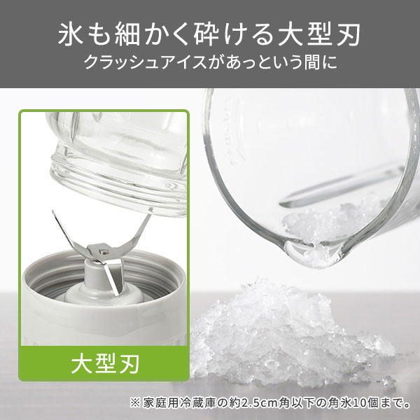 氷対応:フローズンドリンクを作るなら必須