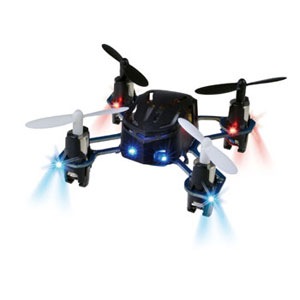 Black Thunder 4ch R/C マルチコプター& U12W カメラ 2.4GHz マルチコプター NANO Spider ナノスパイダー モード1 黒