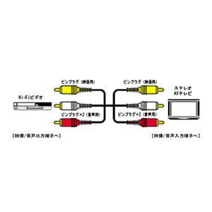 JVC�b�f���^�X�e���I�����P�[�u��(5.0m)�bVX-450G