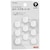 E-Value�b�J���[�}�O�l�b�g �� 20mm(�z���C�g)9�bEMT-09WH