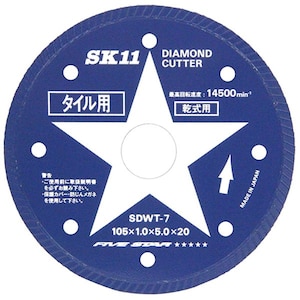 SK11�b�_�C�������h�J�b�^�[ �^�C���p 105�~20mm�bSDWT-7