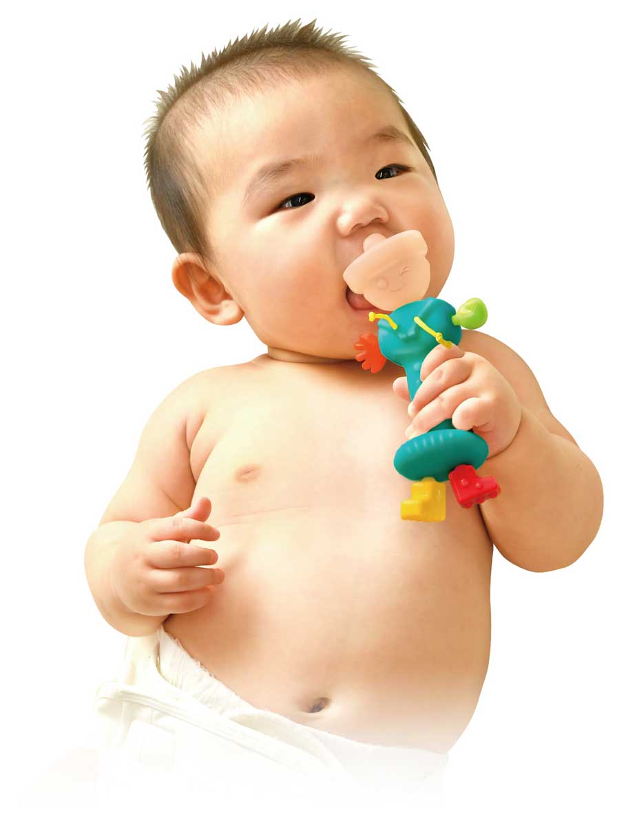 なめたろう品 持たせて安心 刺激たっぷりなめもみ花子 | おもちゃ-ベビー