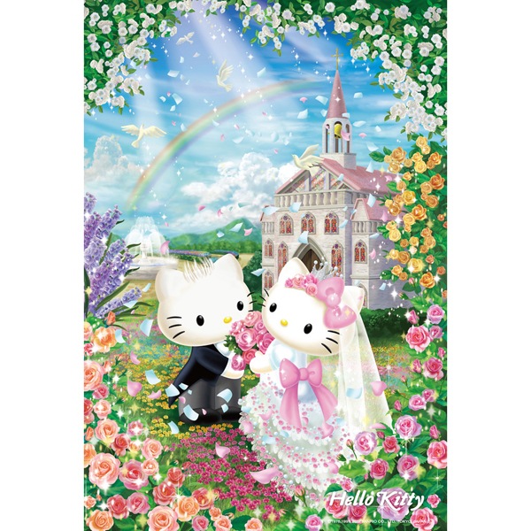 サンリオ - サンリオ  ハローキティ   ウェディング サンリオ×桂由美がコラボ、ハローキティ刺繍入りウェディング