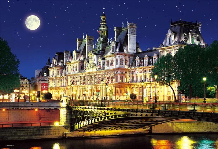 1000マイクロピース　星空のパリ市庁舎（フランス） 1000マイクロピース 星空のパリ市庁舎（フランス） 星空のパリ市