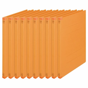 �v���X�b�w�⋭ �t���b�g�t�@�C�� A4-S 10���p�b�N�i�I�����W�j�bNO.021S(79430)