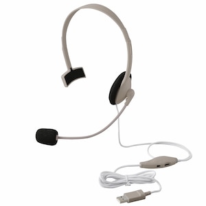 �v���X�b�Ѓ~�~���K �w�b�h�Z�b�g USB�ڑ��i�O���[�j�bTW-HS002(428811)