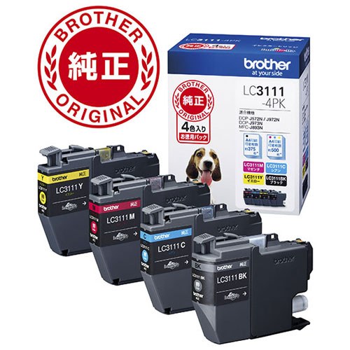 純正】brother LC3111-4PK - daterightstuff.com