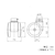 ���U�L�C���N�^�[�b�C���N�^�[��p�v���X�`�b�N�L���X�^�[ 75mm�� �A�C�{���[ (�X�g�b�p�[�t)�bJC-75SST
