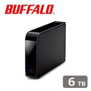 バッファロー｜BUFFALO｜USB3.0対応 外付けハードディスク 6TB（ブラック）（ターボPC EX2対応）｜HD-LX6.0U3D