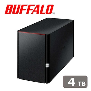 �o�b�t�@���[�bBUFFALO�b�l�b�g���[�N�Ή��n�[�h�f�B�X�N 4TB�i2TB�~2�j�bLS220DN0402B