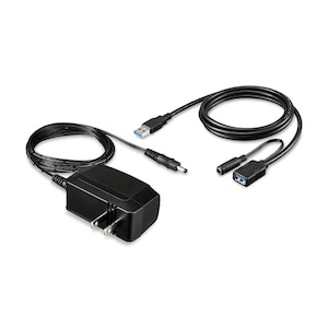バッファロー｜BUFFALO｜USBバスパワー機器用ACアダプター 1.5m｜AC-DC5PSC2