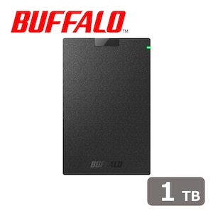 �o�b�t�@���[�bBUFFALO�bUSB3.2�iGen1�j/USB3.1�iGen1�j/3.0/2.0�Ή� �|�[�^�u���n�[�h�f�B�X�N 1TB�i�u���b�N�j�bHD-PGAC1U3-BA