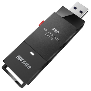 バッファロー｜BUFFALO｜USB3.2（Gen1）対応 スティック型外付けSSD 1TB｜SSD-PUT1.0U3-BKA