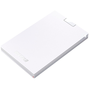 バッファロー｜BUFFALO｜USB 3.2(Gen 1) ポータブルSSD 1.0TB（ホワイト）｜SSD-PG1.0U3-WC