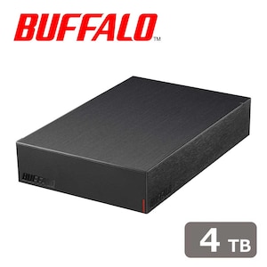 バッファロー｜BUFFALO｜パソコン＆テレビ録画用外付けハードディスク 4TB(ブラック)｜HD-LE4U3-BB