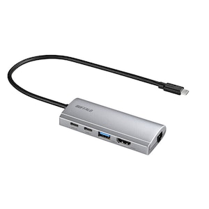 �o�b�t�@���[�bType-C�ڑ� �h�b�L���O�X�e�[�V���� PD�Ή� HDMI�o��(�V���o�[)�bLUD-U3-CGHDSV