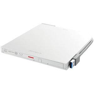 バッファロー｜BUFFALO｜USB 3.2(Gen 1)対応 ポータブルブルーレイドライブ(ホワイト)｜BRXL-PTV6U3-WHB