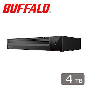 バッファロー｜BUFFALO｜SeeQVault対応 録画用 外付けハードディスク 4TB｜HD-SQS4U3-A