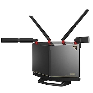 バッファロー｜BUFFALO｜Wi-Fi 6E(11ax)対応トライバンドWi-Fiルーター 4803+4803+1147Mbps 有線LAN10Gbps対応 AirStation フラッグシップモデル｜WXR-11000XE12