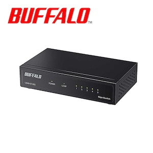 �o�b�t�@���[�bBUFFALO�bGiga5�|�[�g �X�C�b�`���O�n�u �d���O�t�� ����➑� �}�O�l�b�g�t���bLSW8-GT-5ES/BK