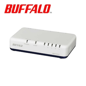 �o�b�t�@���[�bBUFFALO�bGiga�Ή� �X�C�b�`���O�n�u 5�|�[�g �v���X�`�b�N➑�/�d���O�t�����f���i�z���C�g�j�bLSW7-GT-5EPL/WH