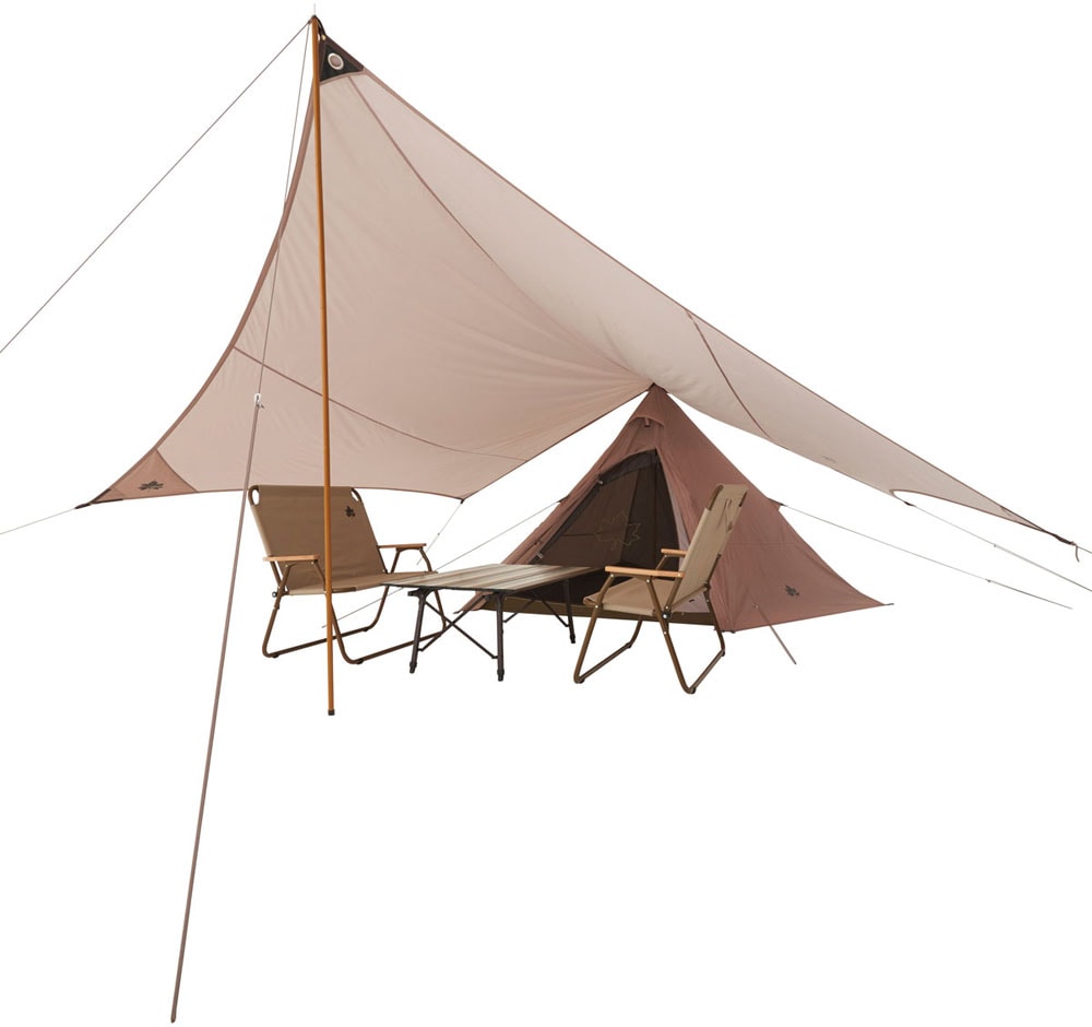 Tradcanvas Tepee＆タープ350-BJ ティピーテントと連結可能な