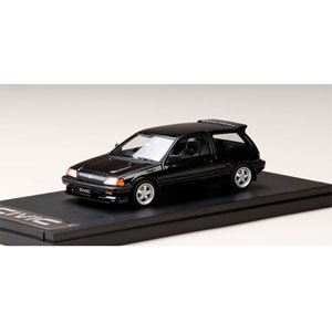 1/43 ホンダシビック Si (AT) 1984 無限 MR-5 ホイール装着車 ブラックメタリック(カスタムカラー)【PM4399CBK】【在庫処分】