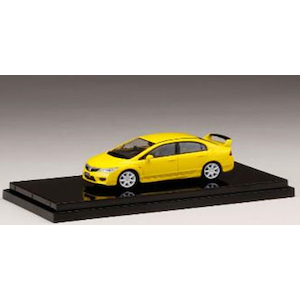1/64 ホンダ CIVIC TYPE R FD2 サンライトイエロー(カスタムカラーバージョン)【HJ641003AY】【在庫処分】