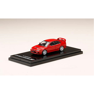 1/64 三菱ランサー GSR Evolution IV (CN9A)カスタムバージョン(パルマーレッド)【HJ641011CR】