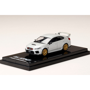 1/64 スバル WRX STI EJ20 ファイナルエディション (EJ20エンジンディスプレイモデル付き）クリスタルホワイトパール【HJ641021FW】