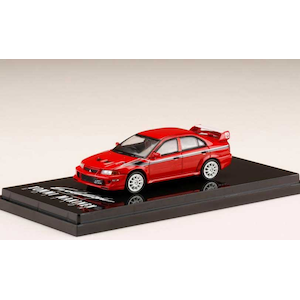 1/64 三菱ランサーエボリューション6 (T.M.E.) スペシャルカラーリングパッケージ (CP9A) パッションレッド【HJ641033CR】