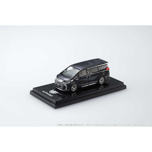 1/64 トヨタアルファード (H30W) カスタムバージョン（スパークリングブラックパールクリスタルシャイン）【HJ642012AMBK】