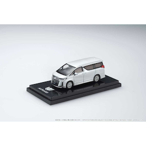 1/64 トヨタアルファード HYBRID (H30W) カスタムバージョン（ホワイトパールクリスタルシャイン）【HJ642012BW】