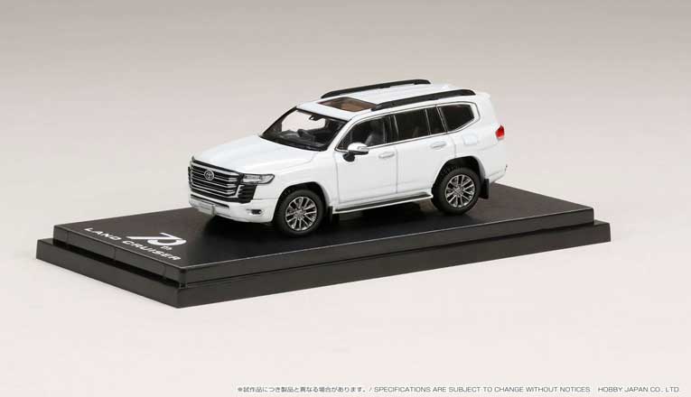 w出品 1/64 トヨタランドクルーザー (JA300W) ZX（プレシャスホワイト