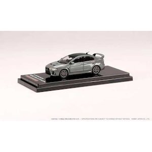 1/64 三菱 ランサーエボリューション 10 ファイナルエディション チタニウムグレーメタリック / カーボンルーフ【HJ642053BGM】