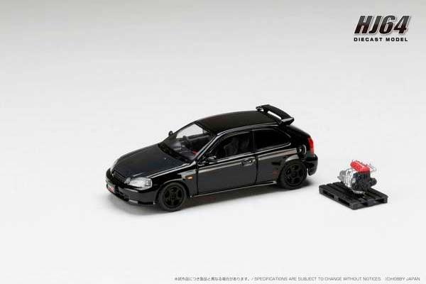 1/64 ホンダシビック TYPE R (EK9) 1997 カスタムバージョン