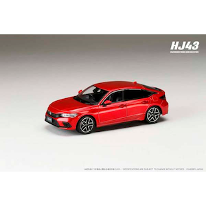 1/43 ホンダ シビック FL1 LX プレミアムクリスタルレッドメタリック【HJ432003R】