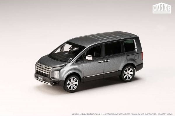 三菱 デリカ D5 1/43 レジン製 ミニカー ホワイトダイヤモンド デリカD:5 1/43サイズ モデルカー ホワイトダイヤモンド（レジン