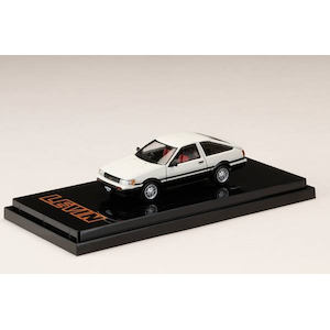 1/64 Toyota COROLLA LEVIN AE86 3 DOOR GT APEX 1983 ホワイト/ブラック【HJ643037WK】