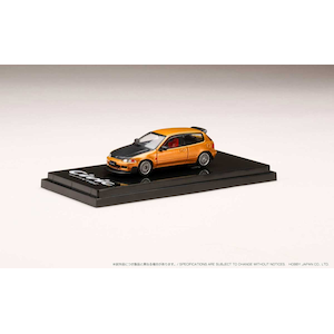 1/64 ホンダシビック (EG6) JDM STYLE / メッシュホイール（オレンジメタリック）【HJ641017FP】【在庫処分】