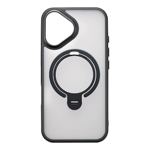 �T���N���X�g�biPhone 16�p �}�O�X�^�v���X�P�[�X�i�u���b�N�j�bI38FIJS04