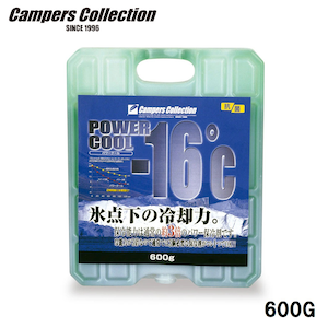 キャンパーズコレクション｜保冷剤 パワークール -16度 600g｜600G