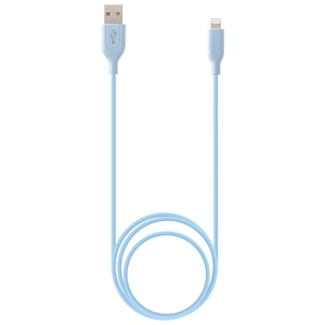 �A�N�Z�X�biPhone Lightning�P�[�u�� Apple�� MFi�F�� 1m �i�u���[�j�bAMP-003-BL
