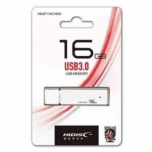 HIDISC�bUSB3.0�Ή� �t���b�V�������� 16GB�bHDUF114C16G3