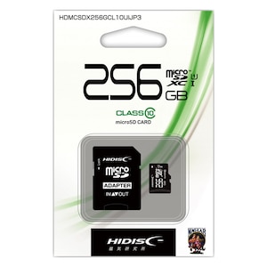 HIDISC�bmicroSDXC�������J�[�h 256GB Class10�@UHS-I�bHDMCSDX256GCL10UIJP3